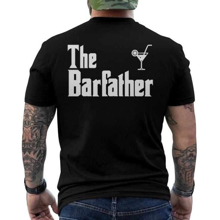 The Barfather Bartender Men's Back Print T-shirt