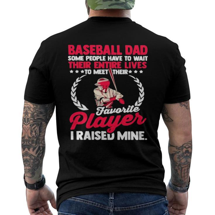 Baseball Little Brother Baseball Love Baseball Player Men's Back Print T-shirt
