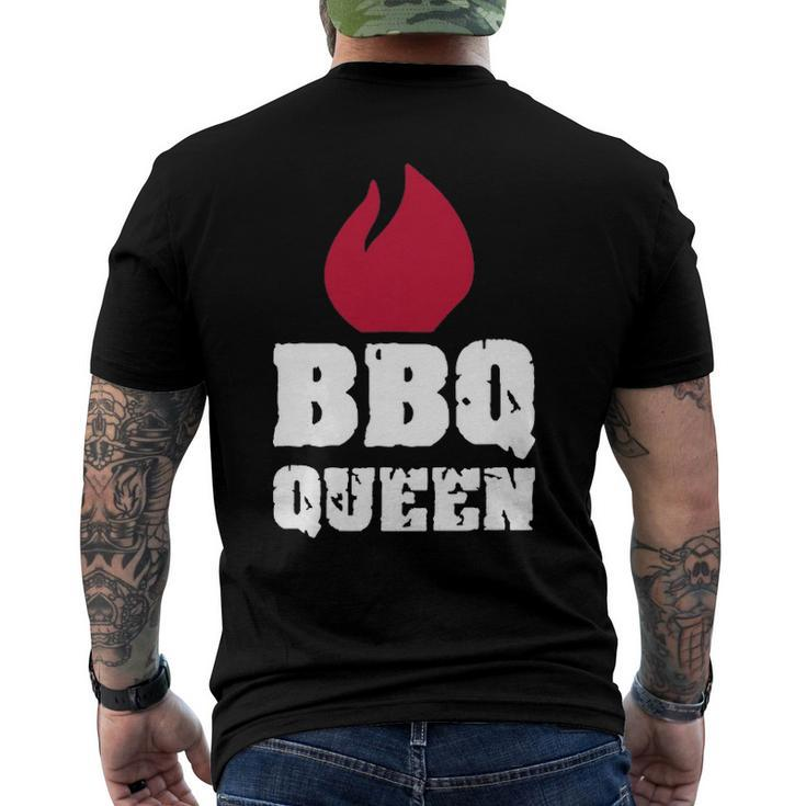 Bbq Queen Vintage Bbq Lover Men's Crewneck Short Sleeve Back Print T-shirt