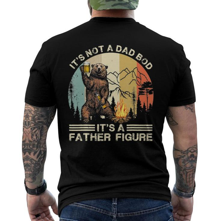 Mens Bear Camping - Its Not A Dad Bod Its A Father Figure Men's Back Print T-shirt