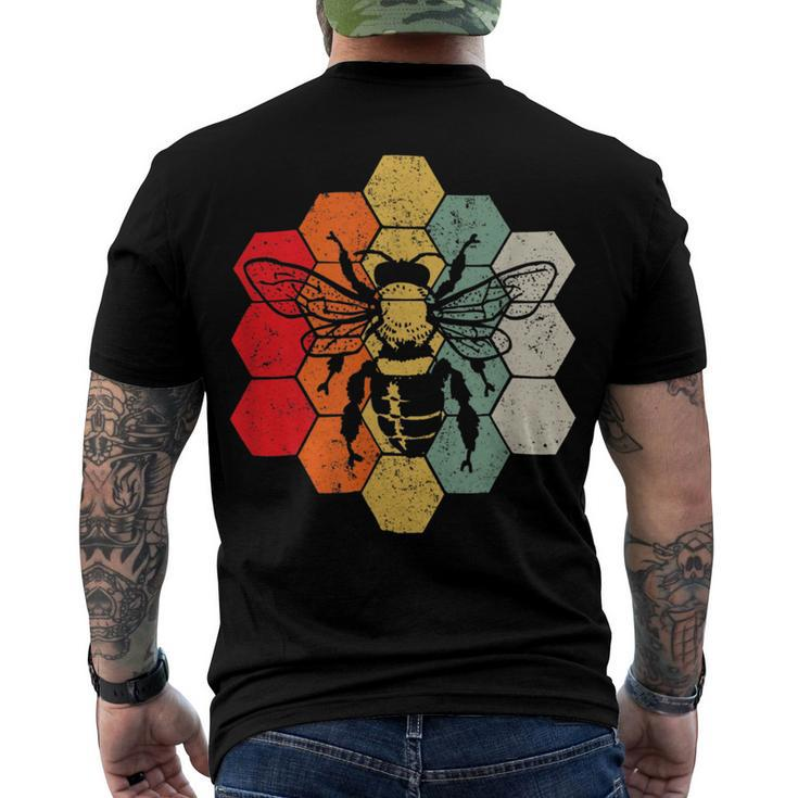 Bee Bee Bee Vintage Bee Gift For Bees Lover Men Women Kids V7 Men's Crewneck Short Sleeve Back Print T-shirt