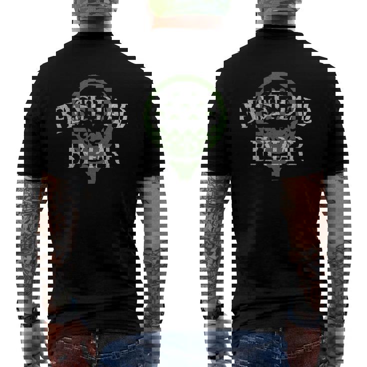 Best Dad By Par Fathers Day Golf Lover Papa Golfer Men's Back Print T-shirt