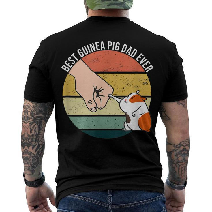 Best Guinea Pig Dad Ever Furry Potato Domestic Cavy Men's Crewneck Short Sleeve Back Print T-shirt