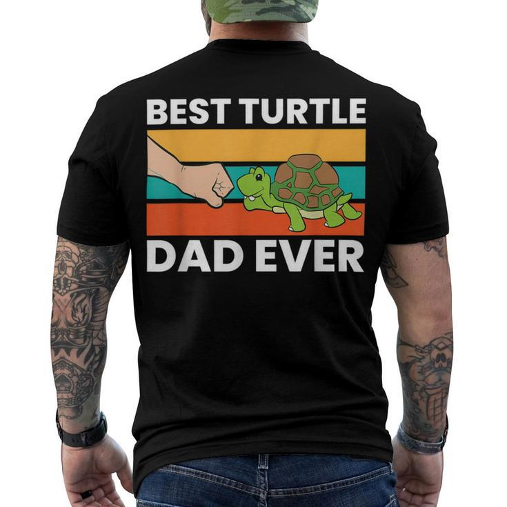 Best Turtle Dad Ever Love Sea Turtles Men's T-shirt Back Print