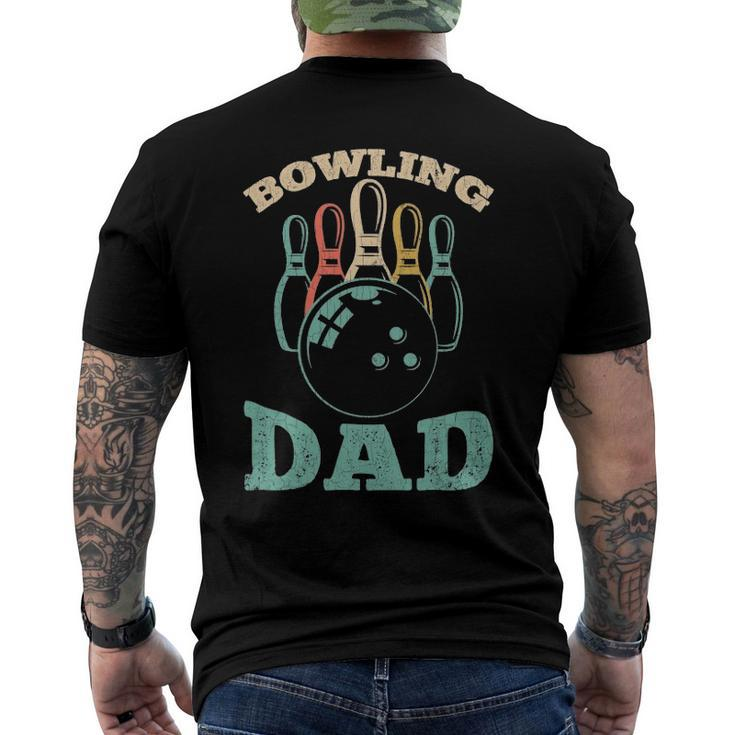 Bowling Dad Bowler Graphic For Fathers Day Men's Back Print T-shirt