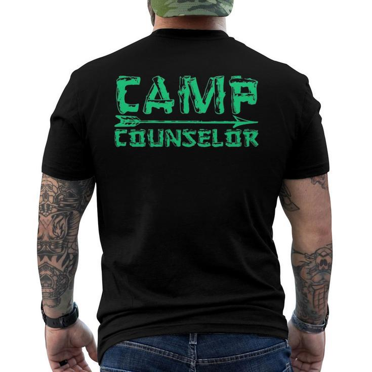 Camp Counselor Camping Camper Men's Back Print T-shirt