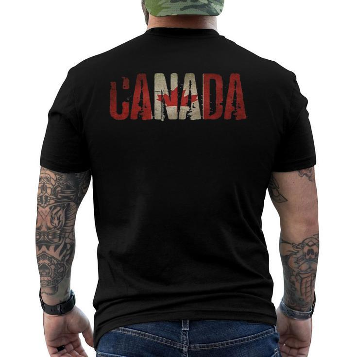 Canadavintage Canadian Flag Men's Back Print T-shirt