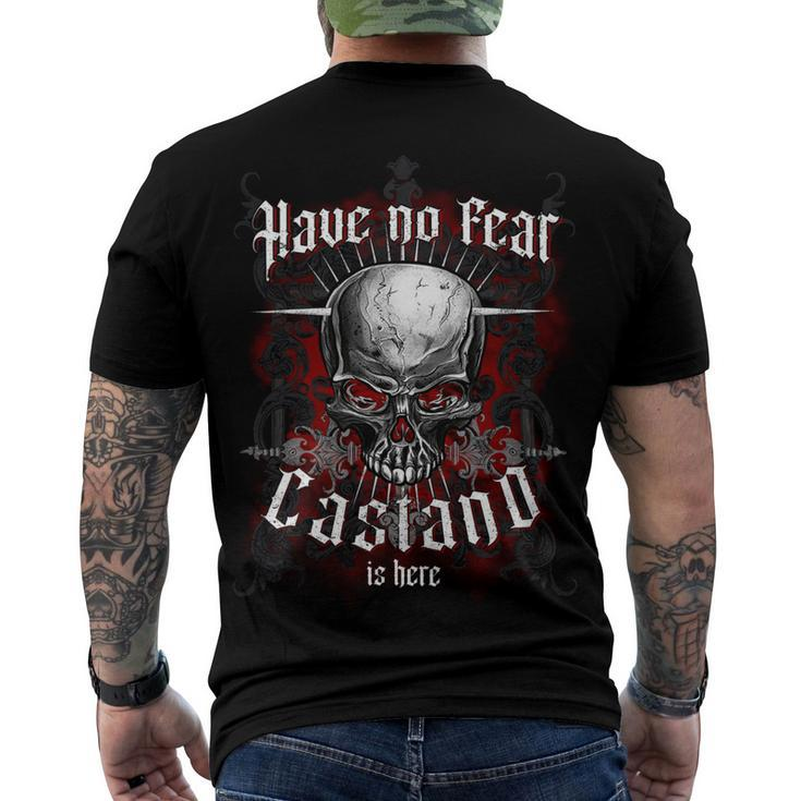 Castano Name Shirt Castano Family Name V2 Men's Crewneck Short Sleeve Back Print T-shirt