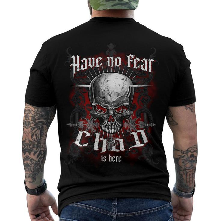Chad Name Shirt Chad Family Name V2 Men's Crewneck Short Sleeve Back Print T-shirt