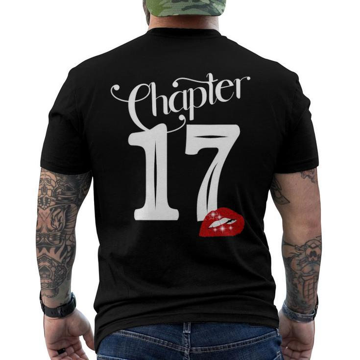 Chapter 17 17Th Birthday Lips Chapter 17 Years Old 2005 Birthday Party Men's Back Print T-shirt