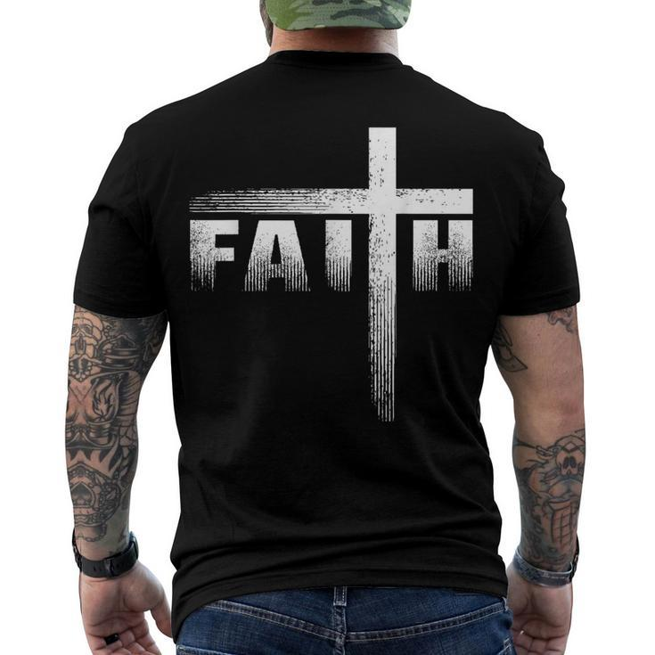Christian Faith & Cross Christian Faith & Cross Men's Back Print T-shirt