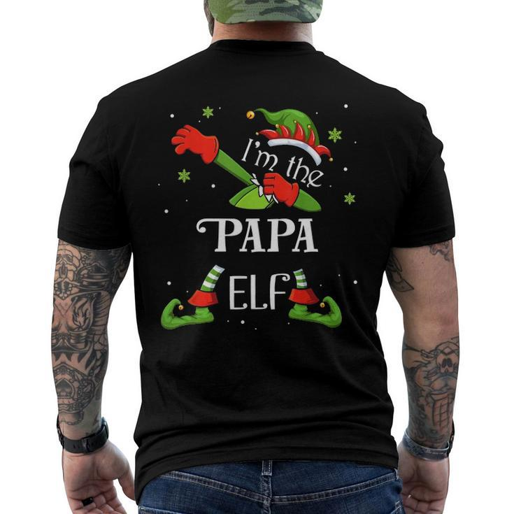 Christmas Im The Papa Elf Men's Back Print T-shirt