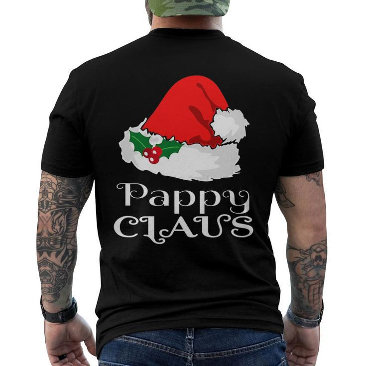 Christmas Pappy Claus Matching Pajama Mens Santa Hat X Mas Men's Back Print T-shirt