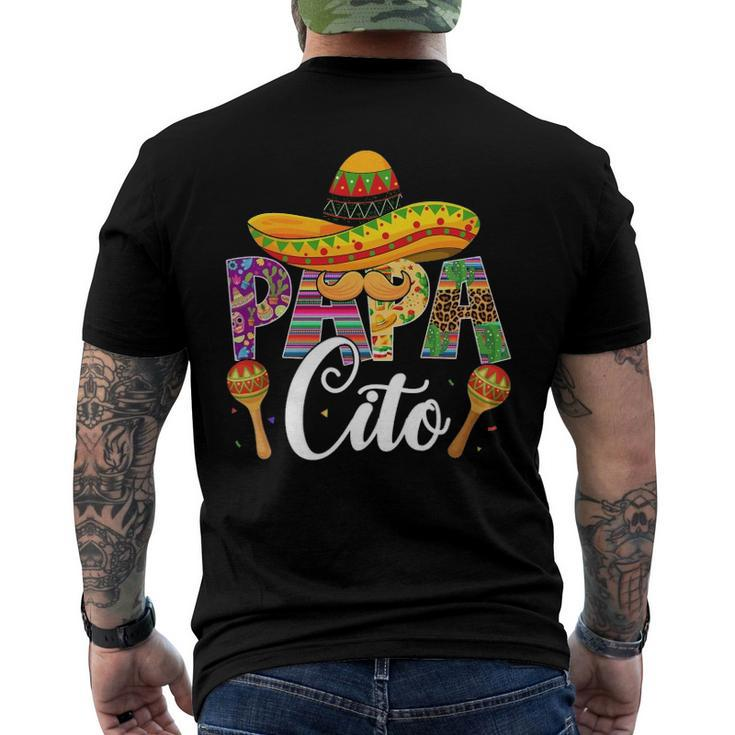 Cinco De Mayo Papacito Festival Leopard Men's Back Print T-shirt