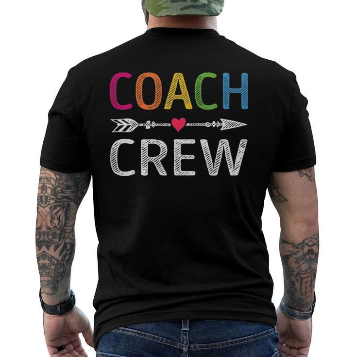 Coach Crew Instructional Coach Teacher Men's Back Print T-shirt