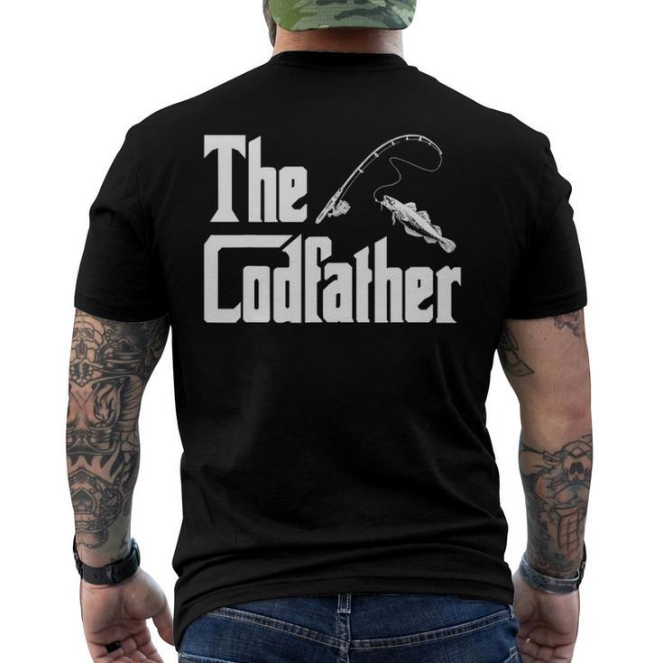 The Codfather Fish Angling Fishing Lover Humorous Men's Back Print T-shirt