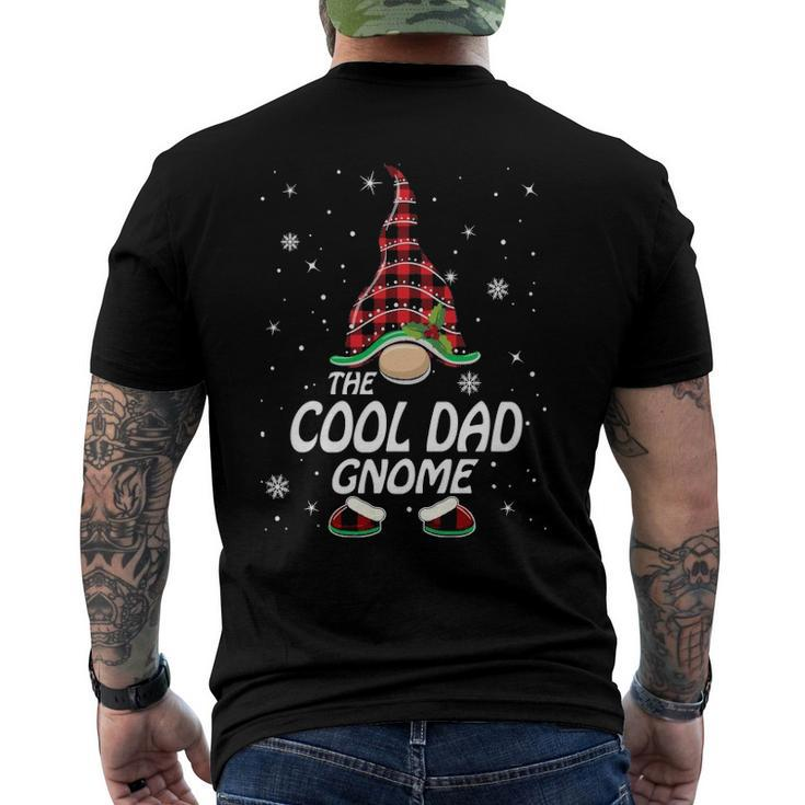 The Cool Dad Gnome Matching Family Christmas Pajama Men's Back Print T-shirt