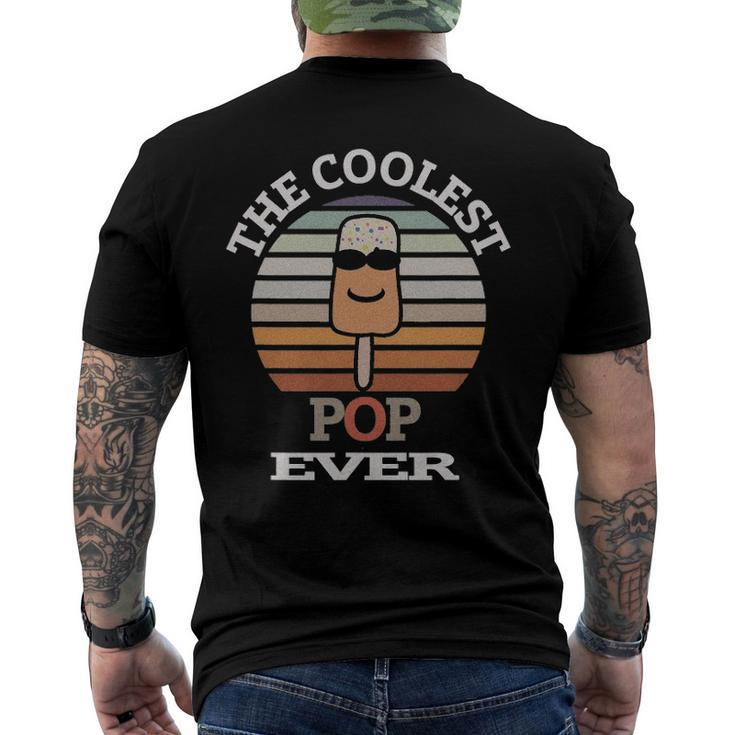 The Coolest Pop Ever Vintage Coolest Pop Ever For Men Men's Back Print T-shirt
