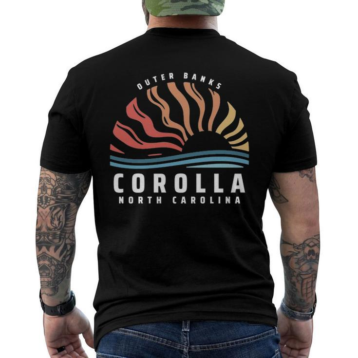 Corolla Outer Banks North Carolina Men's Back Print T-shirt