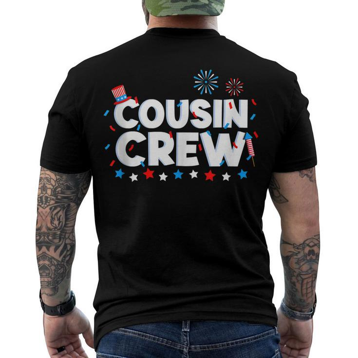 Cousin Crew 4Th Of July Patriotic American Family Matching V9 Men's T-shirt Back Print