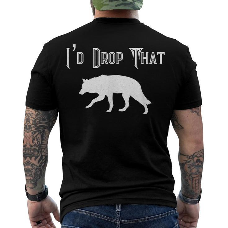 Coyote Hunting Hunt Dog T - Hunter Men's T-shirt Back Print