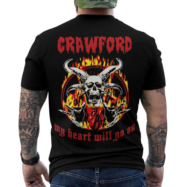 Crawford Name Crawford Name Halloween Men's T-Shirt Back Print