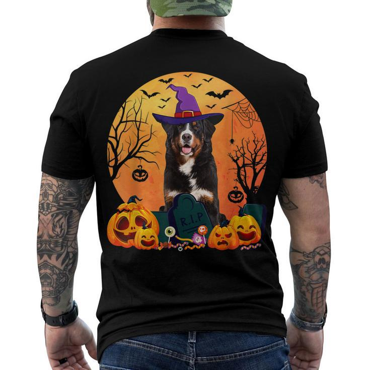 Cute Bernese Mountain Halloween Costume Dog Lover Men's T-shirt Back Print