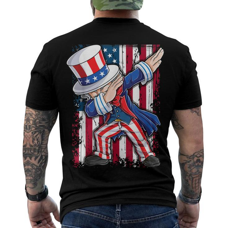 Dabbing Uncle Sam T 4Th Of July Men Kids Boys Men's T-shirt Back Print