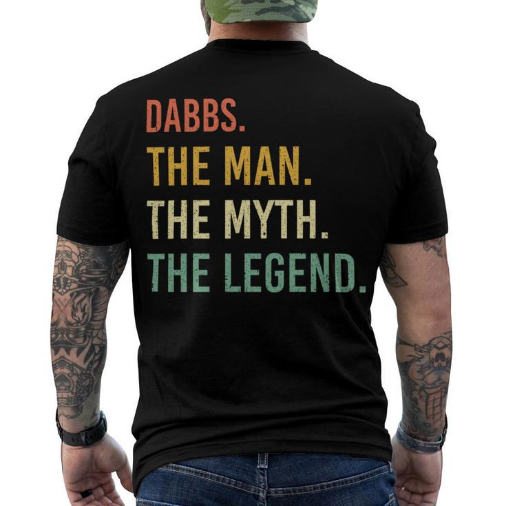 Dabbs Name Shirt Dabbs Family Name V4 Men's Crewneck Short Sleeve Back Print T-shirt
