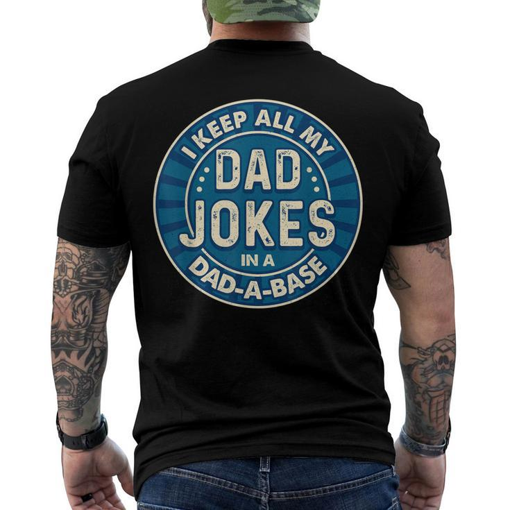 Dad For Men Fathers Day For Dad Jokes Men's Back Print T-shirt