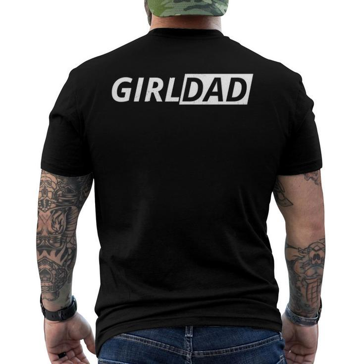 Dad Girl Fathers Daydads Daughter Daddy And Girl Men's Back Print T-shirt