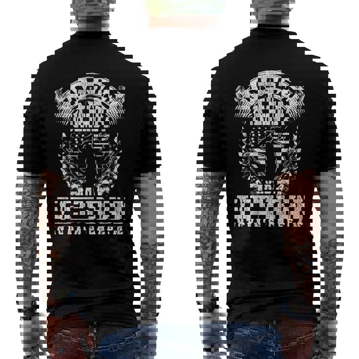 Im A Dad Grandpa And A Veteran Veterans Day Men's Back Print T-shirt