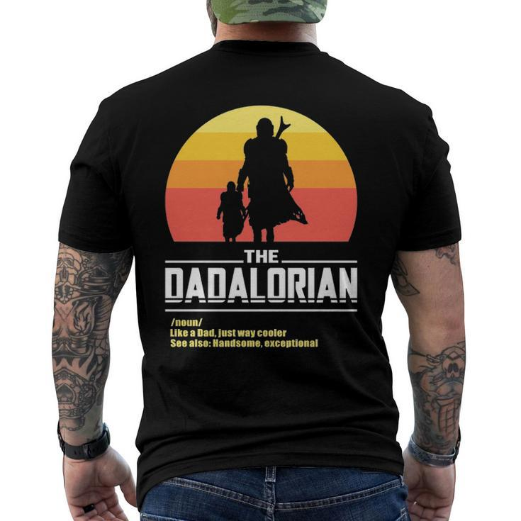 The Dadalorian Fathers Day Meme Essential Men's Back Print T-shirt