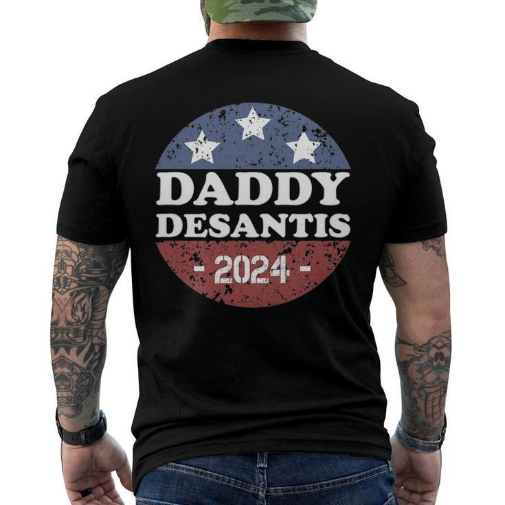 Daddy Desantis 2024 Usa Election Campaign President Men's Back Print T-shirt