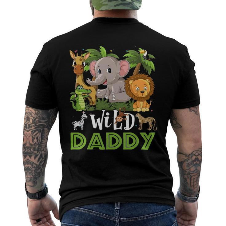 Daddy Of The Wild Zoo Safari Jungle Animal Men's Back Print T-shirt