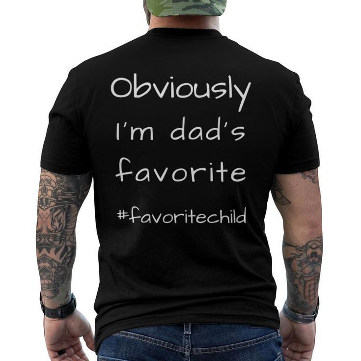 Im Dads Favorite Daughter Son Child Men's Back Print T-shirt