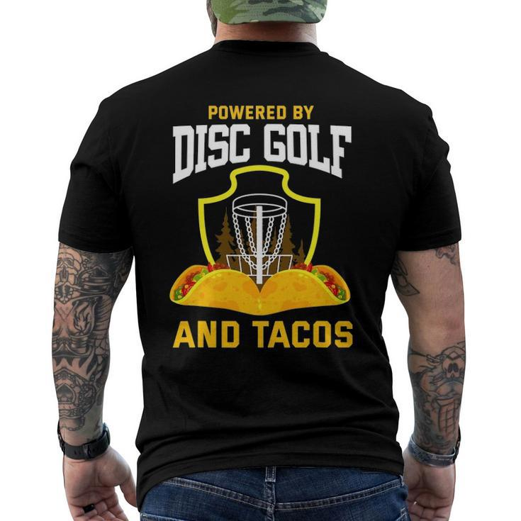 Disc Golf Taco Lover Disc Golf Player Disc Golfing Men's Back Print T-shirt