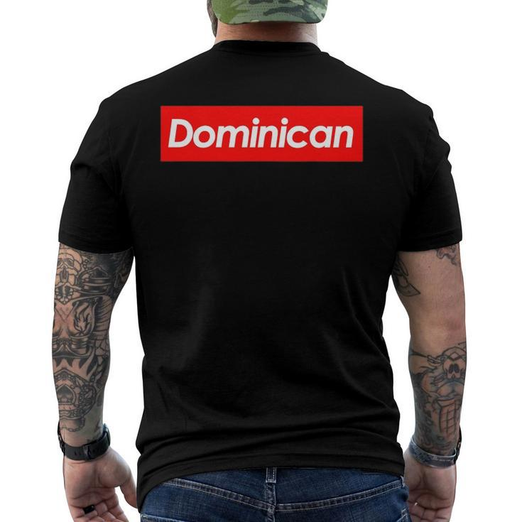 Dominican Souvenir For Dominicans Living Outside The Country Men's Back Print T-shirt