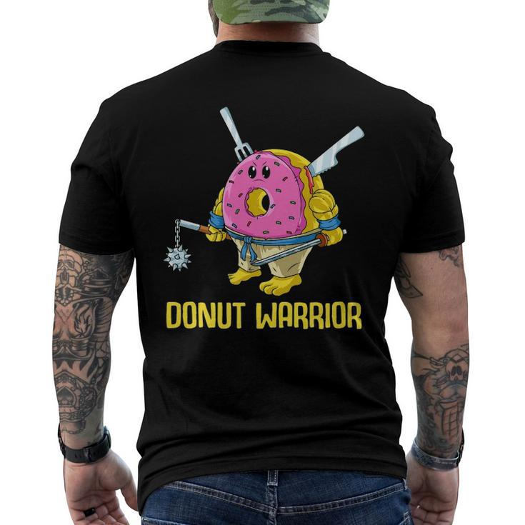 Donut Doughnut Pink Sprinkles Cute Donut Men's Back Print T-shirt