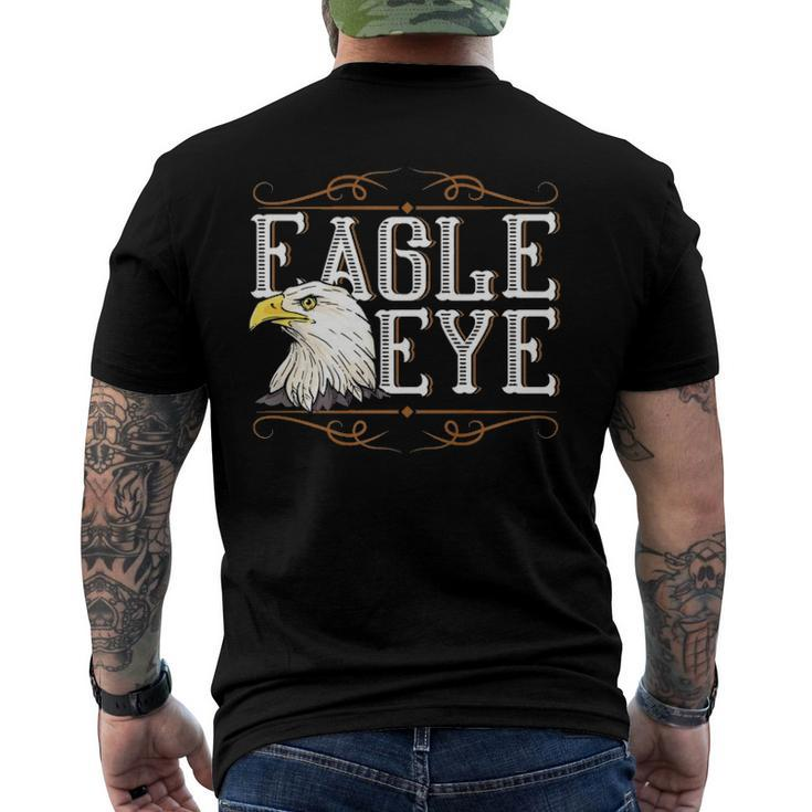 Eagle Eye Us Pride 4Th Of July Eagle Men's Back Print T-shirt