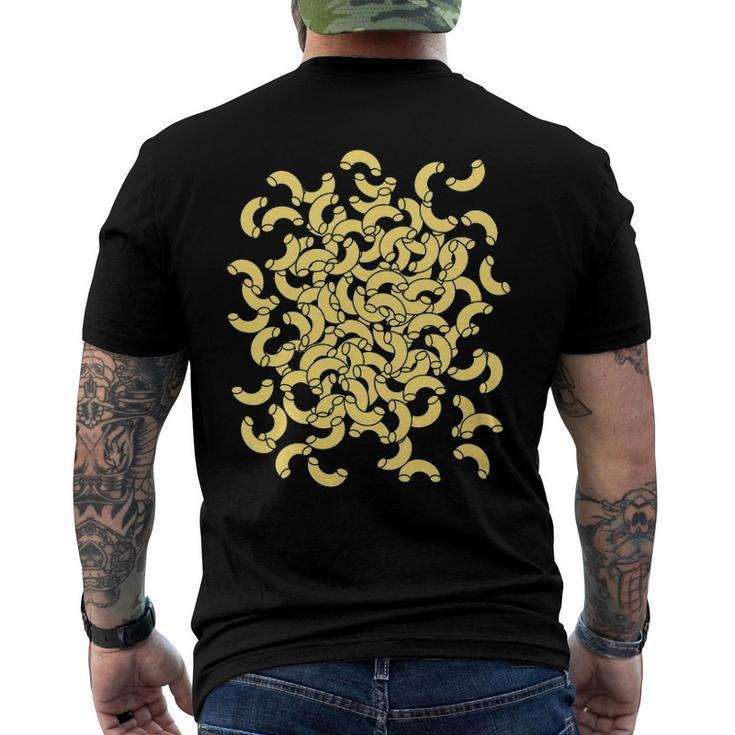 Elbow Noodles Elbow Macaroni Pasta Lovers Men's Back Print T-shirt
