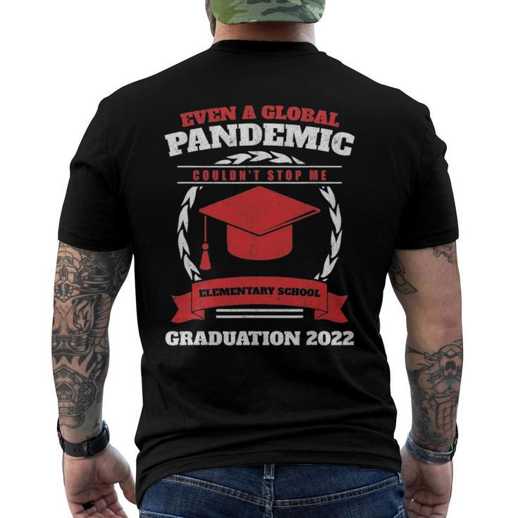 Elementary School Graduation 2022 Degree Graduation Men's Back Print T-shirt
