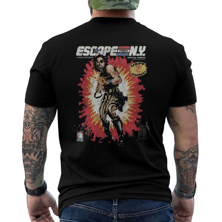 Escape From Ny A Real Antihero Men's Back Print T-shirt