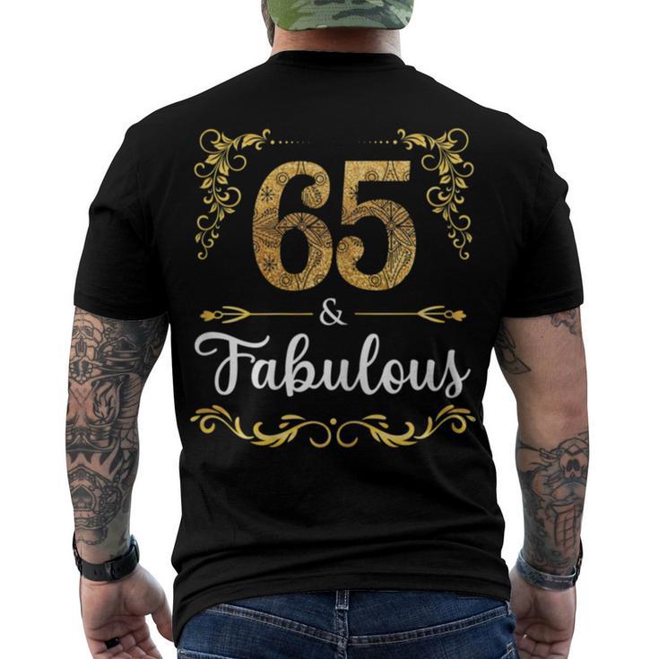 Fabulous Since V4 Men's Crewneck Short Sleeve Back Print T-shirt