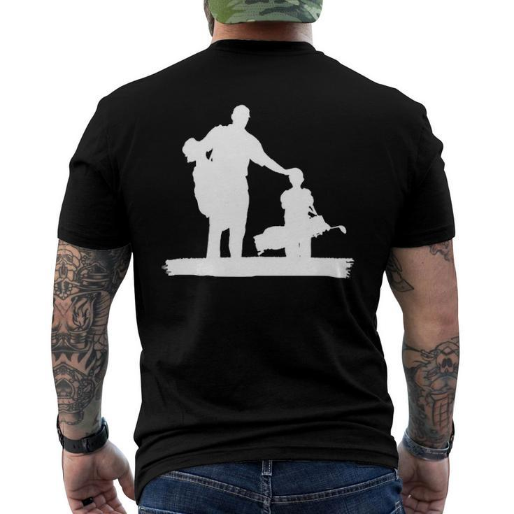 Father & Son Golfing Buddies For Life Men's Back Print T-shirt