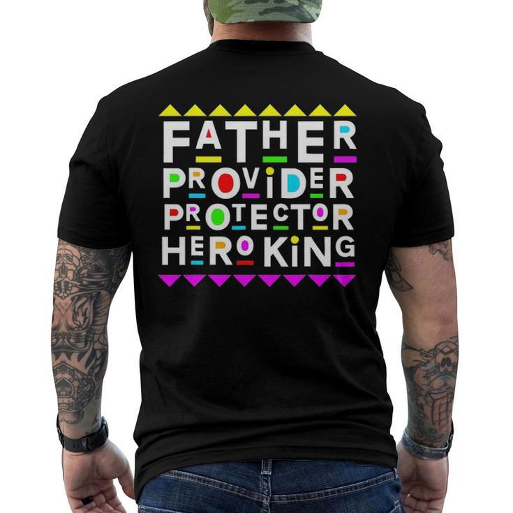Fathers Day 90S Style Men's Back Print T-shirt