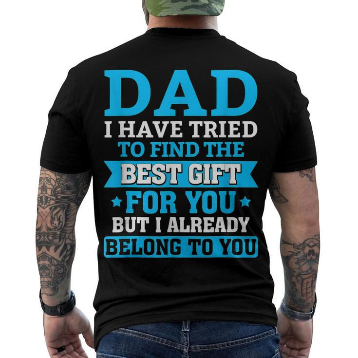 Fathers Day Dad From Daughter Son Wife For Daddy V2 Men's T-shirt Back Print