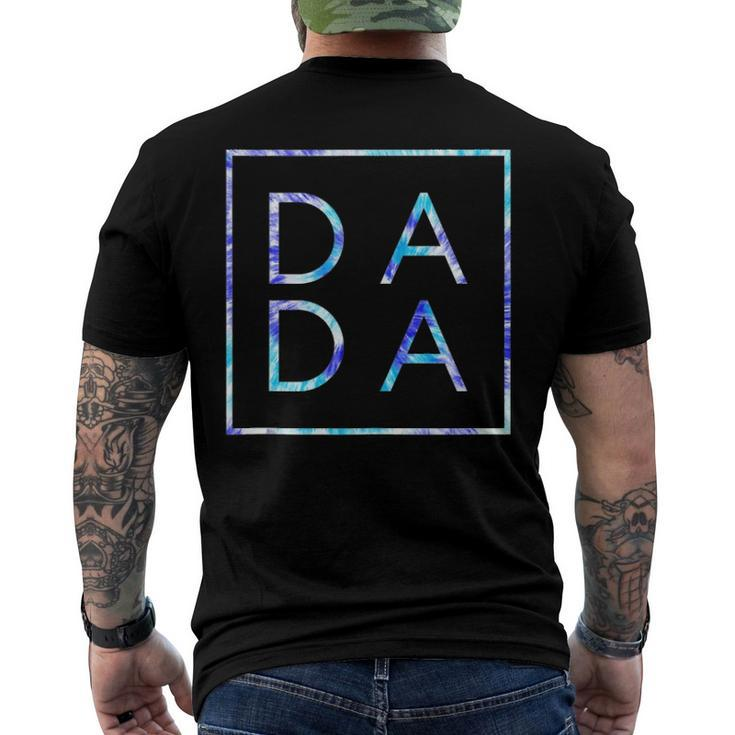 Fathers Day For New Dad Dada Him - Coloful Tie Dye Dada Men's Back Print T-shirt