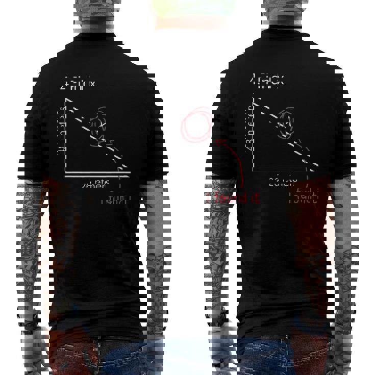 Find X I Found It Math Pun Find Men's Back Print T-shirt