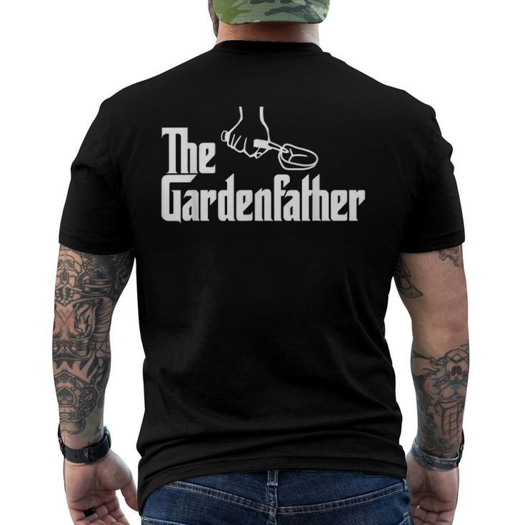 Mens The Gardenfather Gardener Gardening Plant Grower Men's Back Print T-shirt